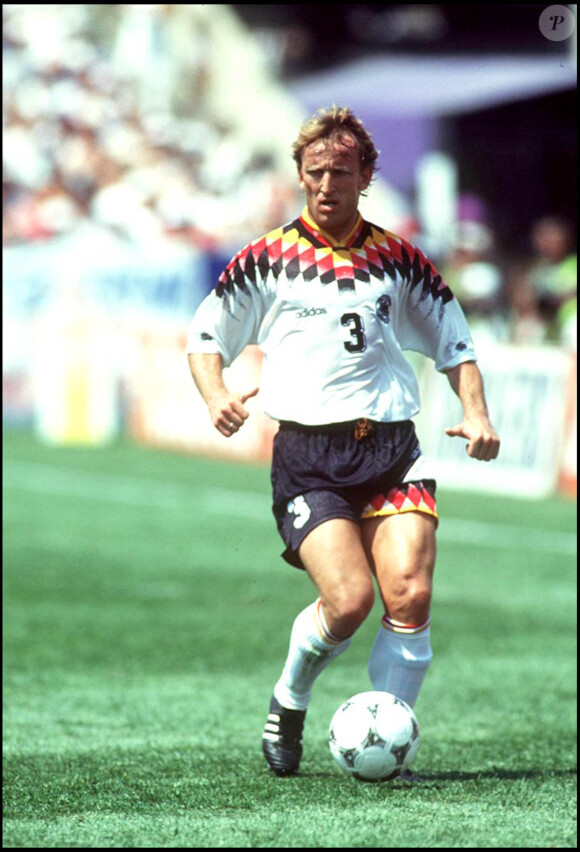 Andreas Brehme le 19 juin 1994 pendant la Coupe du monde aux Etats-Unis. 