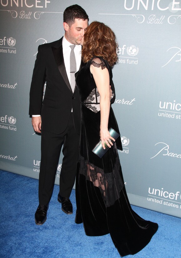 Alyssa Milano et son mari David Bugliari lors de la soirée "2014 Unicef Ball" à Beverly Hills, le 14 janvier 2014. 