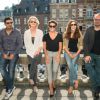 Karim Moussaoui, Astrid Whettnall, Emma de Caunes, Olivia Ruiz, Bernard Payen - Photocall du jury Court métrage lors du festival du film Francophone à Namur en Belgique le 3 octobre 2014.
