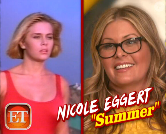 Nicole Eggert retrouve le casting d'"Alerte à Malibu" dans l'émission Entertainement Tonight