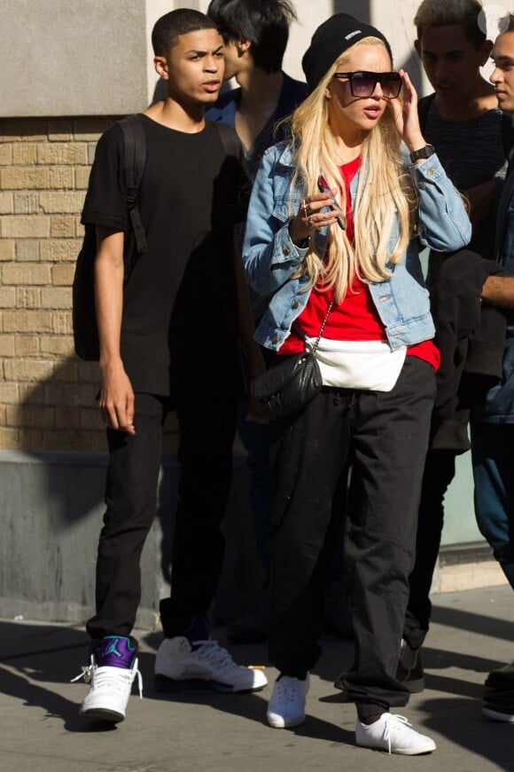 Amanda Bynes dans les rues de New York, le 6 octobre 2014