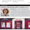 Publicité VivaSon sans la photo de Glenn Close (Laurence S.), parue dans l'édition du Parisien du 8 octobre