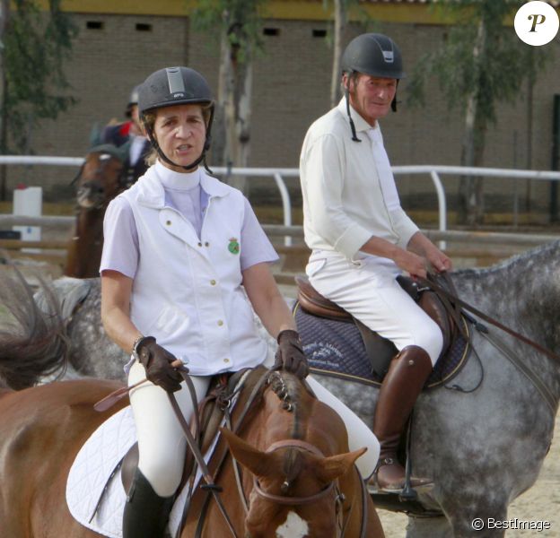 Elena d'Espagne Weekend hippique avec son ancien amour Luis Astolfi Purepeople
