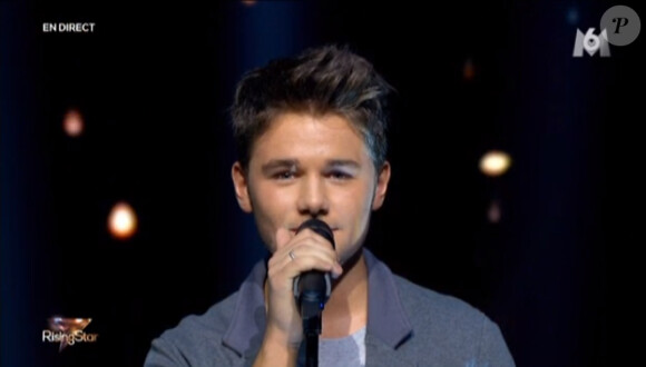 Mathieu Canaby - Troisième prime de "Rising Star" sur M6. Jeudi 9 octobre 2014. 