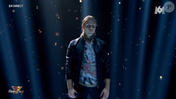 Jordan Chevallier - Troisième prime de "Rising Star" sur M6. Jeudi 9 octobre 2014.