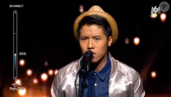 Huu - Troisième prime de "Rising Star" sur M6. Jeudi 9 octobre 2014.