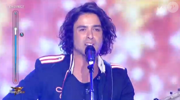Arno Santamaria - Troisième prime de "Rising Star" sur M6. Jeudi 9 octobre 2014.