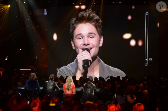 Mathieu Canaby - Troisième prime de "Rising Star" sur M6. Jeudi 9 octobre 2014.