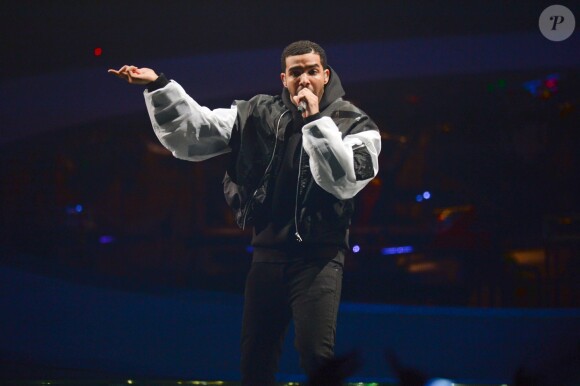 Drake en concert au 02 arena à Londres, le 25 mars 2014.