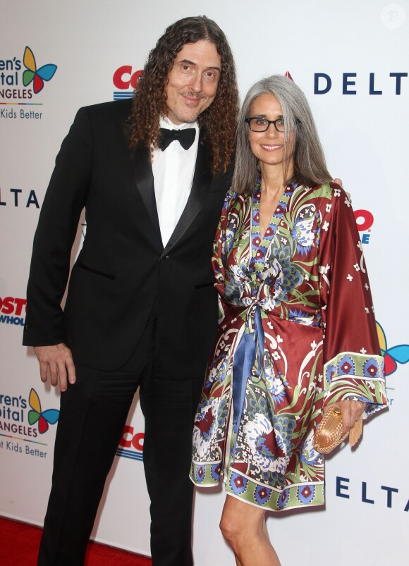Weird Al Yankovic et son épouse Suzanne Krajewski - Gala "Noche De Ninos" organisé par l'hôpital des enfants de Los Angeles, le 11 octobre 2014.