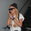 Amanda Bynes arrive à l'aéroport de Los Angeles, le 10 octobre 2014.