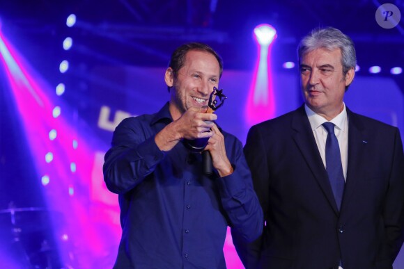 Exclusif - Dany Mauro recoit le prix du public - 4ème édition du Festival de l'humour court à La Ciotat, le 11 octobre 2014. 