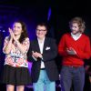 Exclusif - Isabelle Vitari, Daniel-Jean Colloredo, Jean-Baptiste Shelmerdine - 4ème édition du Festival de l'humour court à La Ciotat, le 11 octobre 2014. 