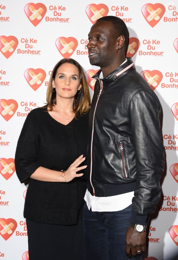 Omar Sy et sa femme Hélène - Avant-Première du film "Samba" au Gaumont Champs-Elysées Marignan à Paris pour l'association "Cé Ke du Bonheur" à Paris le 14 octobre 2014.