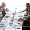 Après un entretien avec le ministre de la culture grec Konstantinos Tassoulas, Amal Clooney (Alamuddin) a déjeuné au restaurant Varoulko à Athènes, le 14 octobre 2014 où elle a pu goûter à l'excellente cuisine du chef grec Lefteris Lazarou.