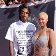  Wiz Khalifa et sa femme Amber Rose lors de la c&eacute;r&eacute;monie des MTV Video Music Awards &agrave; Inglewood. Le 24 ao&ucirc;t 2014. 
