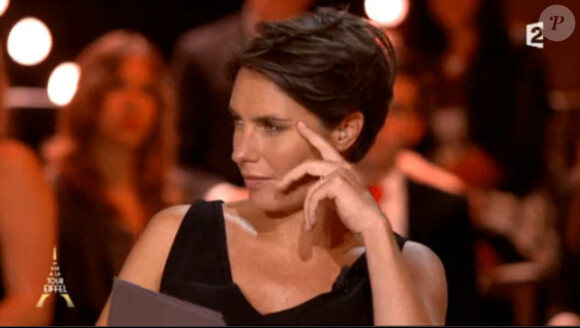 Alessandra Sublet dans Un soir à la Tour Eiffel, sur France 2, le mercredi 15 ocotbre 2014