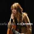 "Carla Bruni à l'Olympia", album et dvd attendu le 20 octobre dans bacs.