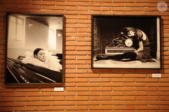 Exposition de portraits d'actrices en hommage à la photographe Kate Barry lors du festival du film de Rome. Le 23 octobre 2014.