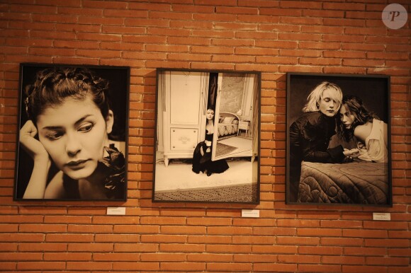 Exposition de portraits d'actrices en hommage à la photographe Kate Barry lors du festival du film de Rome. Le 23 octobre 2014.