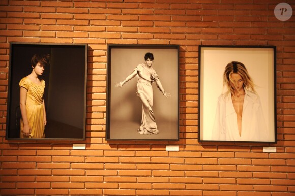 Exposition de portraits d'actrices en hommage à la photographe Kate Barry lors du festival du film de Rome. Le 23 octobre 2014.