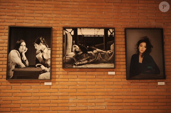 Exposition de portraits d'actrices en hommage à la photographe Kate Barry lors du festival du film de Rome. Le 23 octobre 2014.