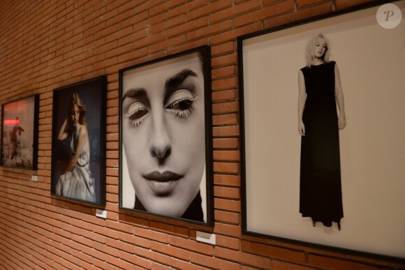 Exposition de portraits d'actrices en hommage à la photographe Kate Barry lors du festival du film de Rome. Le 23 octobre 2014.