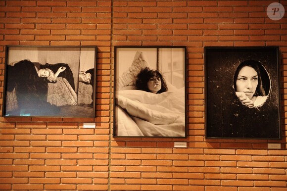 Exposition de portraits d'actrices en hommage à la photographe Kate Barry lors du festival du film de Rome. Le 23 octobre 2014.