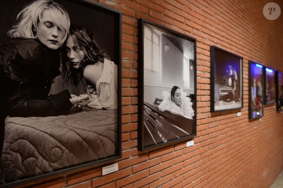 Exposition de portraits d'actrices en hommage à la photographe Kate Barry lors du festival du film de Rome. Le 23 octobre 2014.