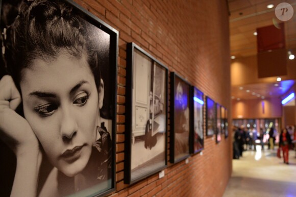 Exposition de portraits d'actrices en hommage à la photographe Kate Barry lors du festival du film de Rome. Le 23 octobre 2014.