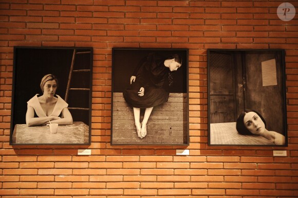 Exposition de portraits d'actrices en hommage à la photographe Kate Barry lors du festival du film de Rome. Le 23 octobre 2014.