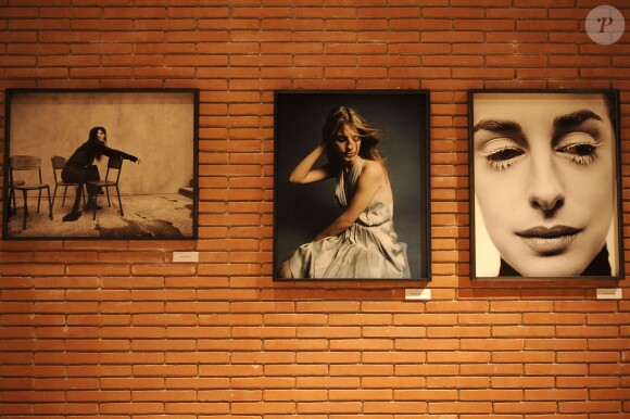Exposition de portraits d'actrices en hommage à la photographe Kate Barry lors du festival du film de Rome. Le 23 octobre 2014.