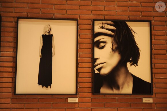 Exposition de portraits d'actrices en hommage à la photographe Kate Barry lors du festival du film de Rome. Le 23 octobre 2014.