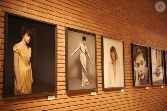 Exposition de portraits d'actrices en hommage à la photographe Kate Barry lors du festival du film de Rome. Le 23 octobre 2014.