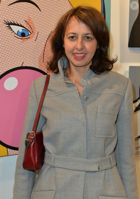Exclusif - Valérie Bonneton - Vernissage de l'exposition "Vieux, nous ? Jamais !", organisée pour les 60 ans de Damart, à la galerie L'Imprimerie à Paris, le 16 octobre 2014.