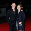 Jason Isaacs et sa femme lors de l'avant-première du film Fury le 19 octobre 2014 à Londres