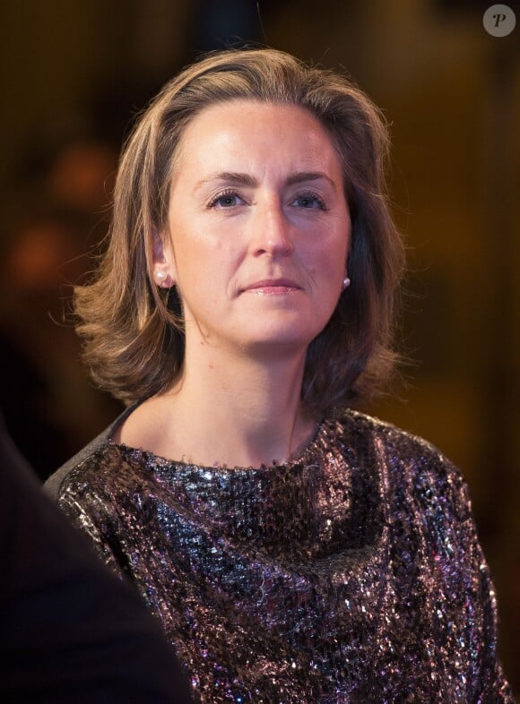 La princesse Claire de Belgique au concert d'automne au palais royal, le 15 octobre 2014 à Bruxelles.