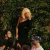 Exclusif - Heidi Klum pose lors d'une séance photo sur Sunset boulevard à Los Angeles le 8 octobre 2014.