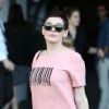 Rose McGowan assiste au défilé du CFDA/Vogue Fashion Fund au Chateau Marmont. West Hollywood, Los Angeles, le 21 octobre 2014.