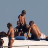 Fabio Cannavaro, en vacances en famille à Ponza, en Italie, le 5 juillet 2009 !