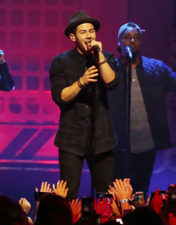 Nick Jonas à la soirée "We Day" à Vancouver, le 22 octobre 2014.