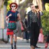 Exclusif - Tallulah Willis et Blanda Eggenschwiler font du shopping à West Hollywood, le 21 octobre 2014.
