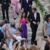 Pippa Middleton et son boyfriend Nico Jackson au mariage de Charlie Gilkes en Italie le 19 septembre 2014