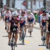 Pippa Middleton au départ de la course d'endurance Race Across America, le 14 juin 2014 à Oceanside, en Californie.