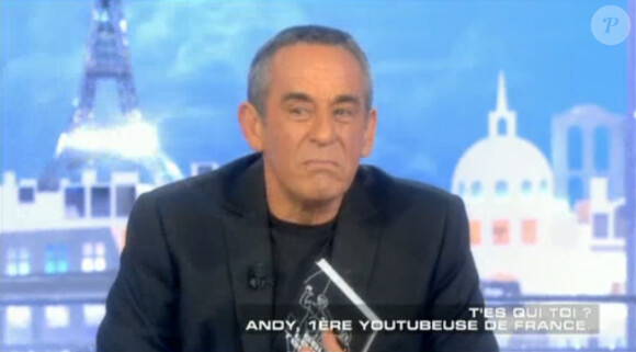 Thierry Ardisson, dans Salut les Terriens ! sur Canal+, le samedi 25 octobre 2014.