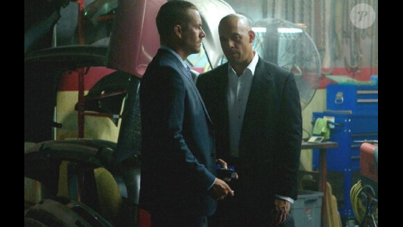 Furious 7 avec Vin Diesel et Paul Walker