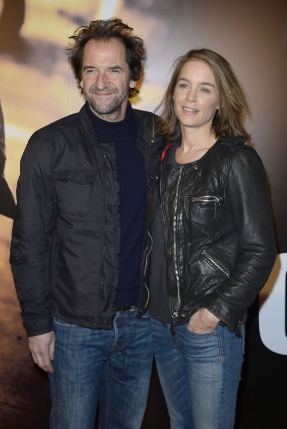 Stéphane De Groodt et Odile d'Oultremont au cinéma Gaumont Opéra à Paris, le 2 février 2014.
