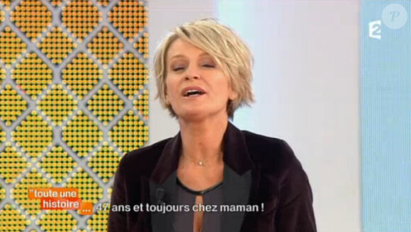 Sophie Davant draguée par un de ses invités dans Toute une histoire, le 30 juillet 2014, sur France 2