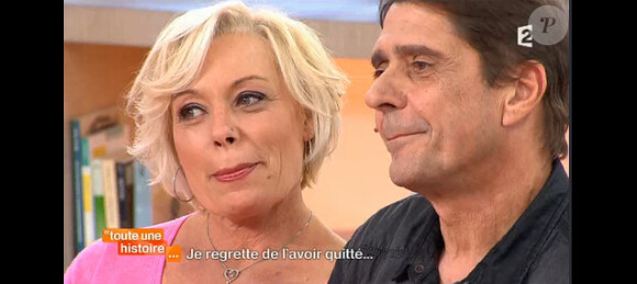 Simone et Patrick dans "Toute une histoire" sur France 2. Le 28 octobre 2014.