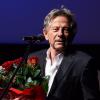 Roman Polanski présente "La Vénus à la fourrure" en Pologne, le 13 septembre 2013.